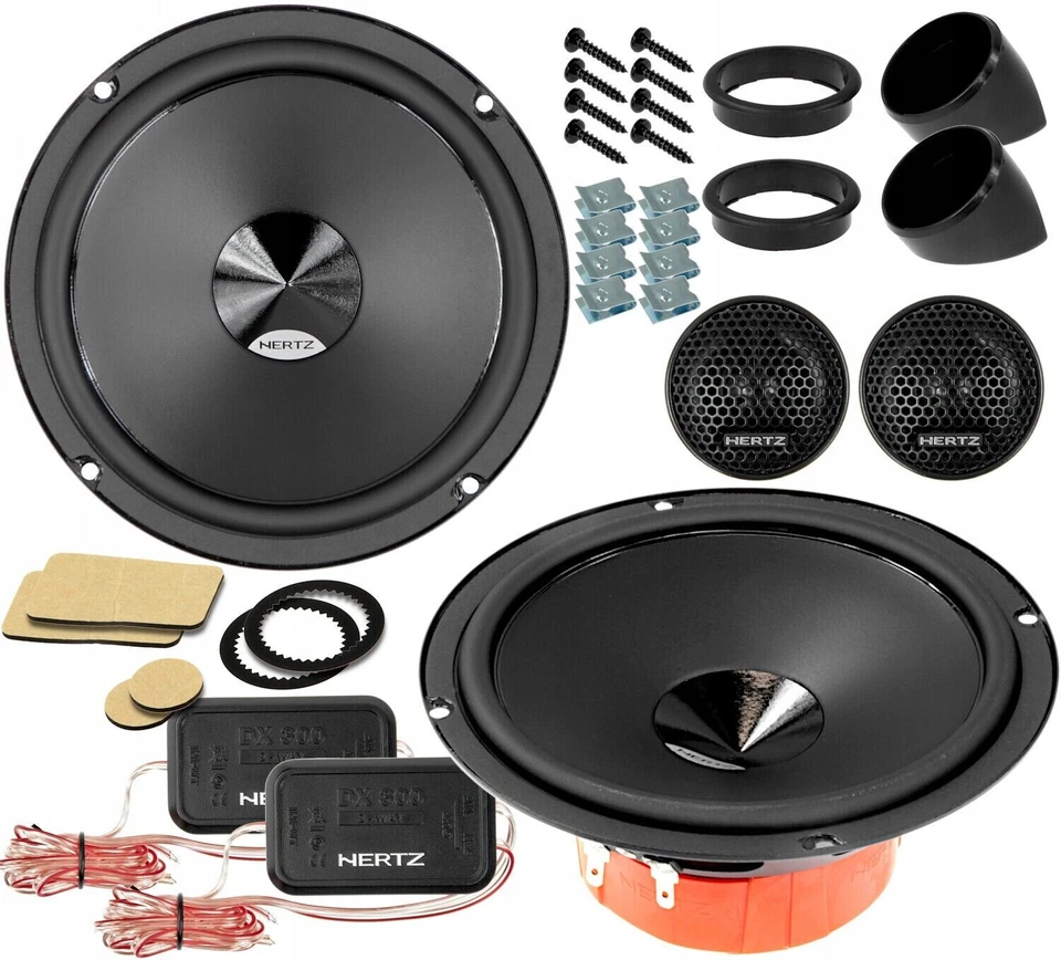 Kit 6 Casse Altoparlanti Hertz Dsk+Dcx Ant/Post per Mercedes CLK W208 1997-2003 - Immagine 2 di 4