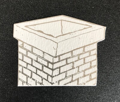 Weihnachten Kamin Stapel Stanzform Foliert Formen Karte Topper Verzierungen PK5