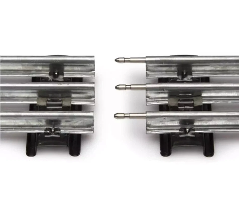 Case of 8 O-36 Curve O Gauge High Tensile Strength Tubular Train Tracks NEW - Image 3 of 4