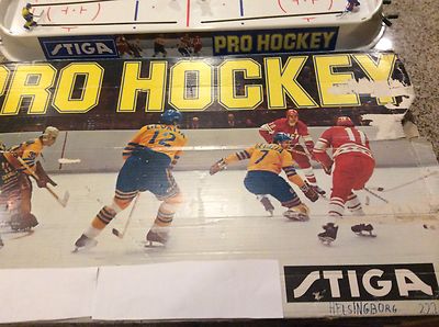 『HOCKEY』スケートボード　コンプリート 1978 Stiga Pro Hockey-Table Hockey Game Sweden Vs. Soviet Union