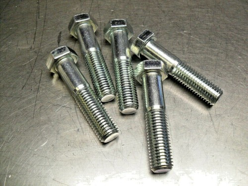 qty 5 - Hex Bolt HHCS 3/4-10 X 3-1/2 Gr 5 Zinc New - Picture 3 of 3