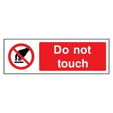 Do Not Touch Service Sign or Sticker | MACH0017