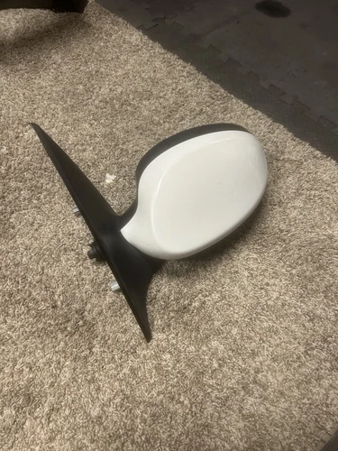 2007-09 BMW E92 E93 328 335 Left Driver Mirror Assembly  white