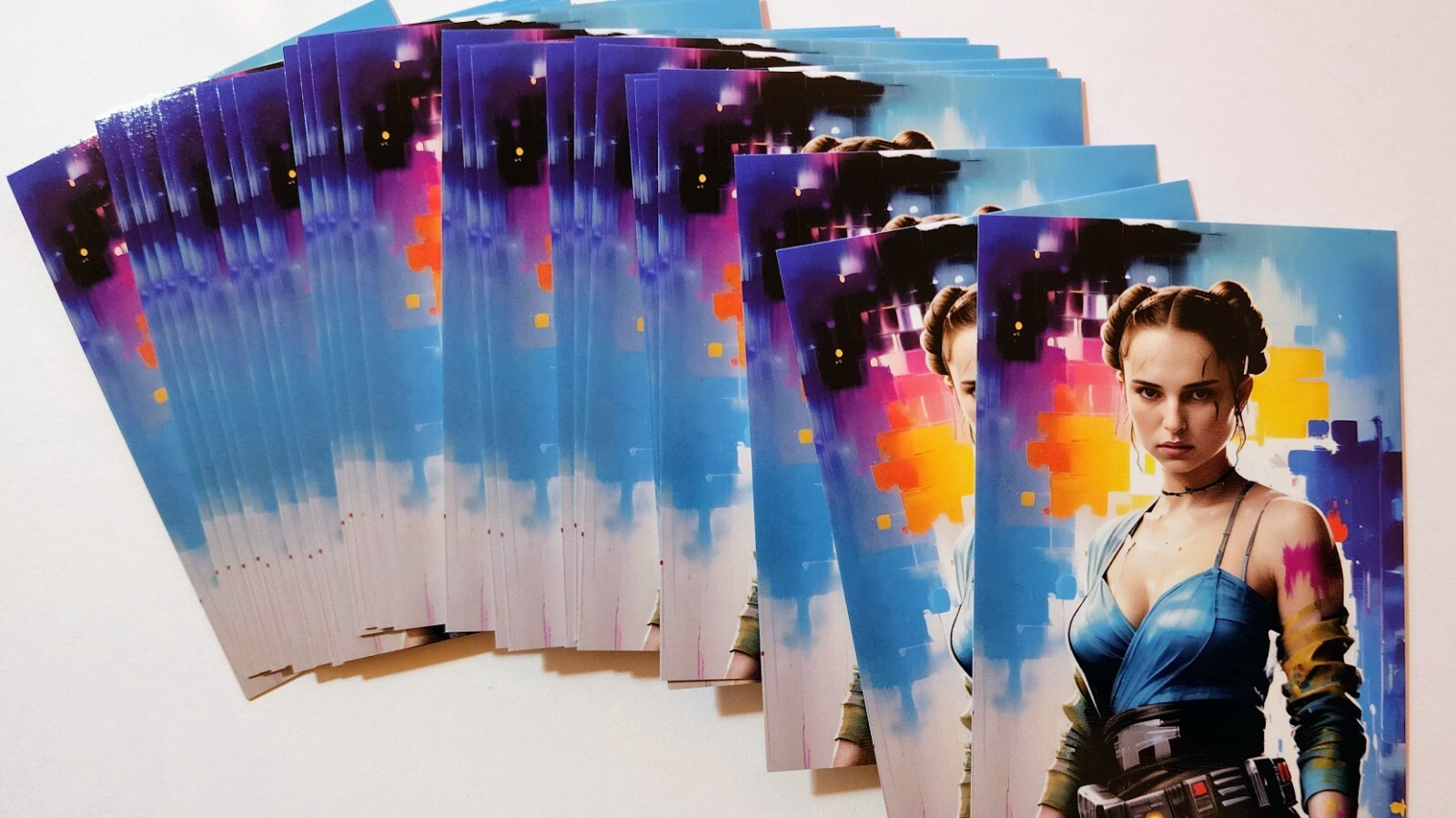 Natalie Portman Custom Card Reseller Lot 25 Copies Exclusive Art