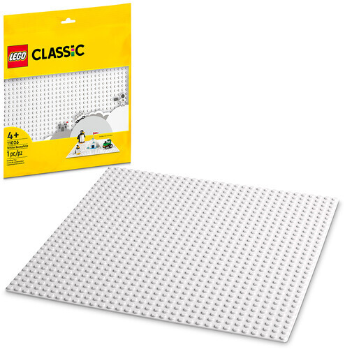 Кирпичик LEGO Classic White Baseplate 11026 [Новая игрушка]