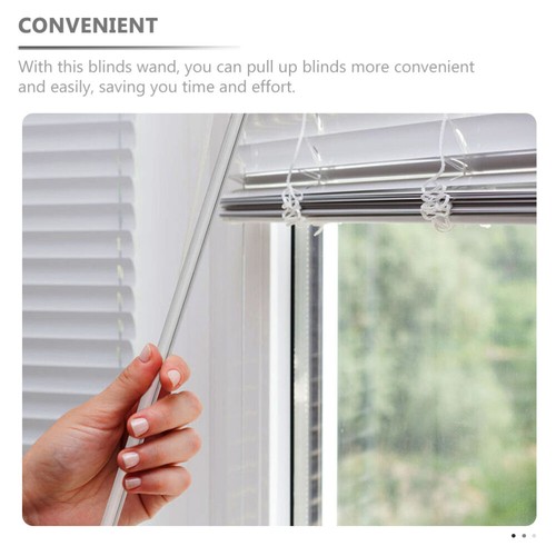 Blind Wand Replacement Hook Stick Window Blinds Venetian Rod Handle - Picture 8 of 12