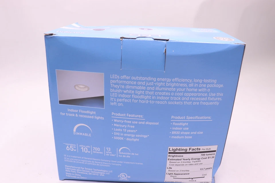 (2-Pk) GE LED Indoor Floodlight Bulb 10W 41003 - Image 2 of 3