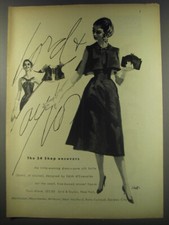 1956 Lord & Taylor Edith dErrecalde Dress Ad ...