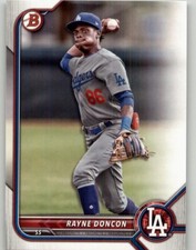 2022 Bowman Draft Rayne Doncon #BD-188 Los Angeles Dodgers