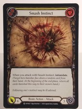 Smash Instinct Yellow Pitch Rainbow Foil NM Unlimited Welcome to Rathe  FAB