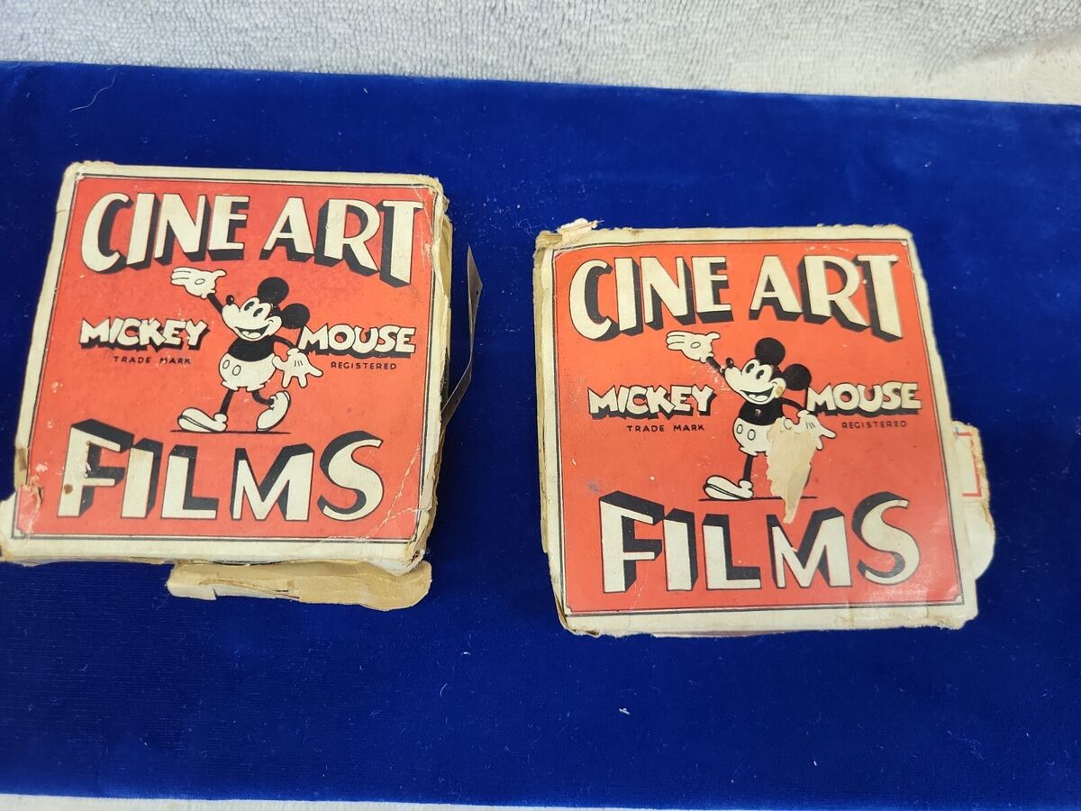 VTG 8mm FILM REEL 1930's WALT DISNEY CINE ART MICKEY GOES VTG 8mm FILM REEL 1930's WALT DISNEY CINE ART MICKEY GOES