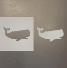 Whale 1 Plastic Mylar Stencil Airbrush Painting Art Supplies
