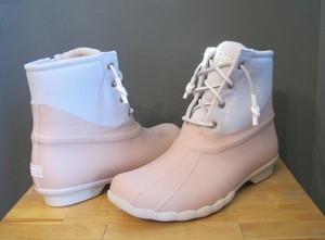 sperry pink duck boots