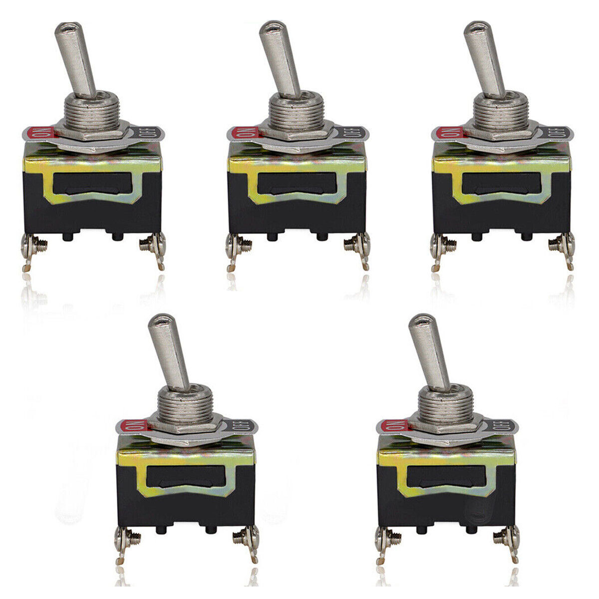 5 Pcs 12 V Heavy Duty Toggle Flick Switch On/Off A