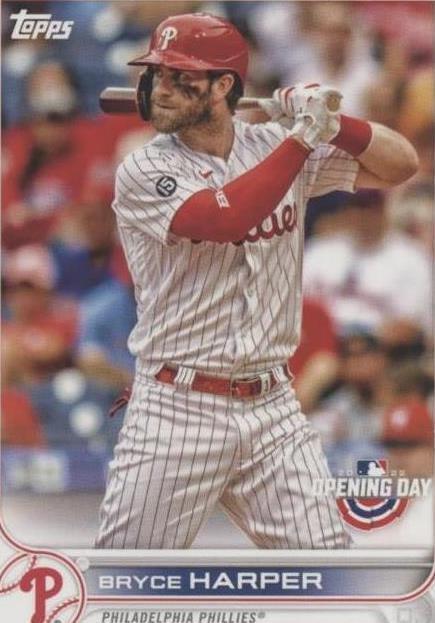 2022 Topps Opening Day - Bryce Harper #122 - 1 of 1