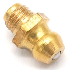 LOT 5 M6 x 0.75mm Male Brass Grease Zerk Nipple Fitting For Grease Gun