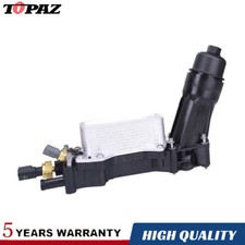 Oil Cooler Filter Adapter w/ Sensor for Jeep Wrangler Grand Cherokee Dodge 300