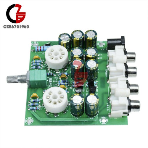 6J1 AC12V Valve Pre-amp Tube PreAmplifier Board Headphone Amplifier Acrylic Case - Picture 52 of 54