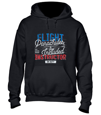 FLUGLEHRER HOODY HOODIE COOL FLUGZEUG PILOT LUSTIGES DESIGN FLUGZEUG FAN TOP