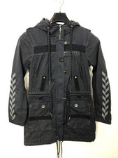 KHUJO Damen Mantel Parka Übergangsmantel Jacke Modell: Manila Dunkelblau S