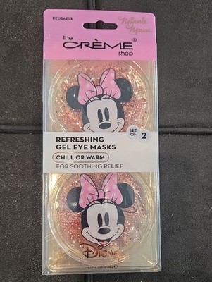 The Crème Shop x Disney Minnie Mouse Pink Gel Eye Masks - Set of 2