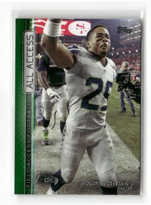 2015 Topps Field Access #AAA-ET Earl Thomas All Access Green #/50
