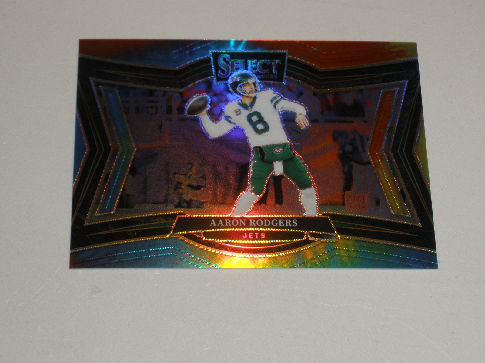 2024 Panini Select Field Level Tie Dye Prizm #462 Aaron Rodgers 19/25
