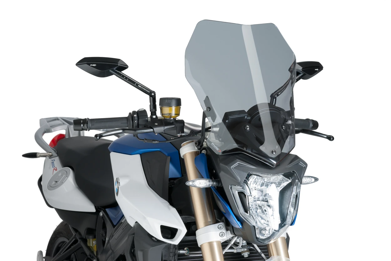 Puig Touring Screen Windshield Deflector Light Smoke BMW F800 R 2015 - 2019