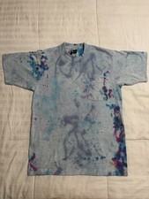 Vintage Fruit of the Loom Single Stitch Shirt Men’s M Tie Dye Made in USA 90s