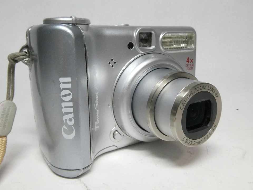 Canon PowerShot A540 IS 6.0MP 4x AA Battery Viewfinder Tested & 1GB SD *NO FLASH - Image 3 of 4