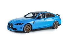 SOLIDO S1814303: 1:18 BMW M3 WITH PERFORMANCE PARTS DAYTONA BEACH BLUE 2024