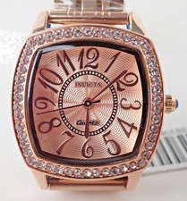 Invicta Wildflower 69358 Women's 31mm Rose Gold Tone Watch Crystal Bezel NEW