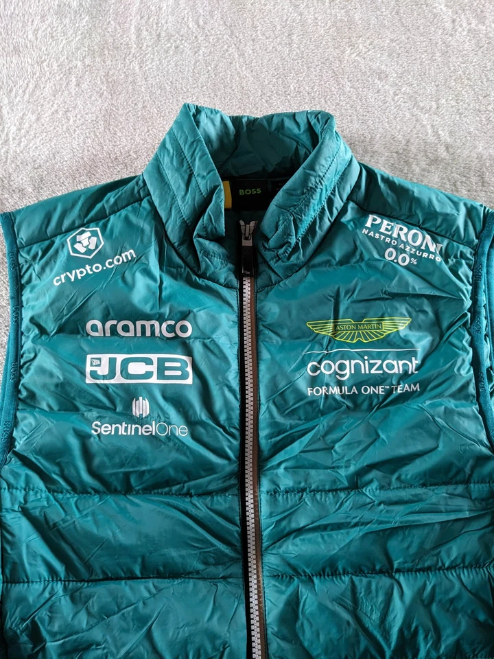 Aston Martin Racing F1 - Team Issue Gilet Bodywarmer Jacket - Small - Image 2 of 4
