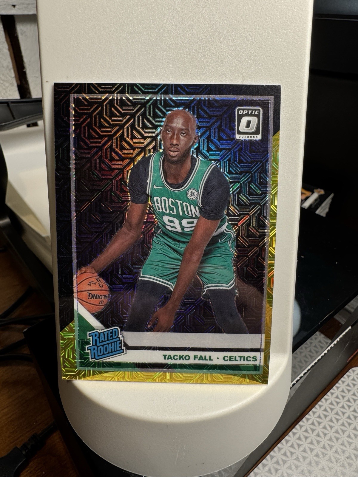 2019 PANINI DONRUSS OPTIC CHOICE-BLACK GOLD #161 TACKO FALL #7/8 SSP