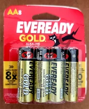 Energizer Eveready Gold Alkaline AA Long Lasting Batteries 24 Count