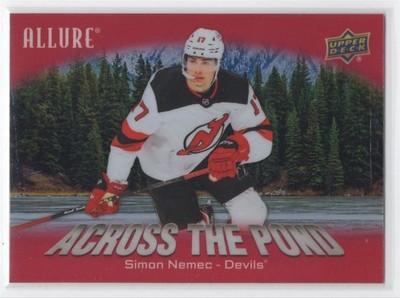 #ATP-8 2024-25 Upper Deck Allure Across the Pond RED Simon Nemec New Jersey