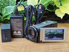 1094036 Sony HDR-CX170 HDD Camcorder NTSC Tested w/ Charger