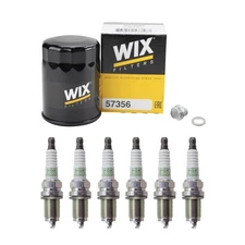 Wix Engine Oil Filter & NGK 6 Platinum Spark Plugs kit for Accord MDX RL TL