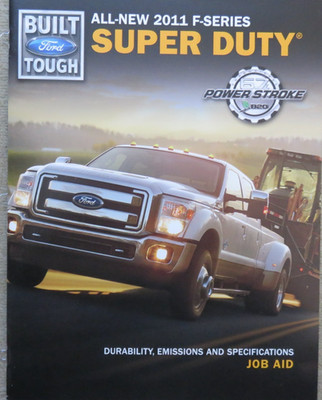 2011 Ford F-Series Super Duty Specifications USA Prospekt Brochure, 16 Seiten