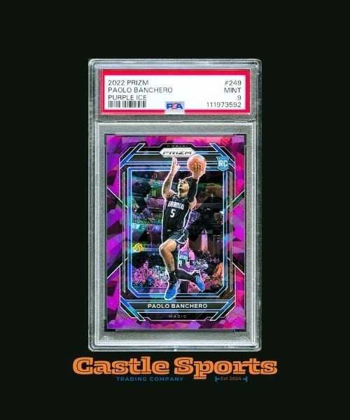 2022 Panini Prizm #249 Paolo Banchero Purple Ice Prizm /149 SP Rookie RC Magic