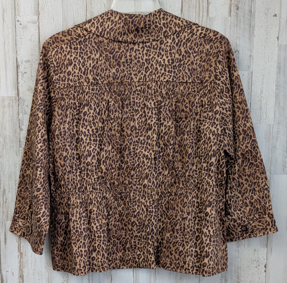 Joan Rivers Leopard Blazer Jacket Medium Animal C… - image 2