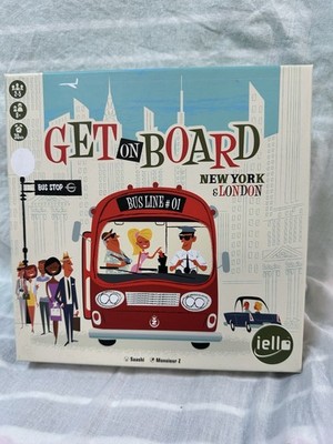 Get On Board New York & London Iello Brettspiel Familienspiel neuwertig komplett