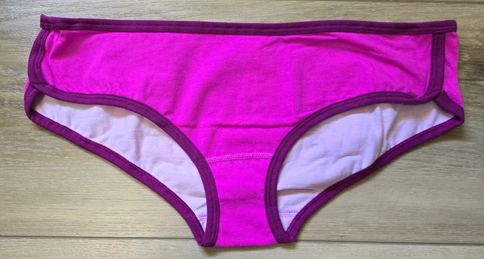 NWT Vintage Victoria's Secret PINK Cotton Graphics Extra Low Hipster Panties M - Image 2 of 3