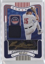 2024 Panini Stars and Stripes Black Gold 22/50 Ben Abeldt #SM-BA Auto 0j81
