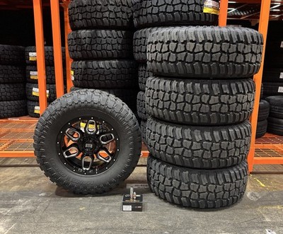 17X8.5 MT317 and 33x12.50R17 Mudder Trucker 5x127 5x5 Jeep Wheel