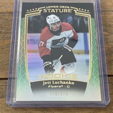 2024-25 Upper Deck Stature Rookie Green #35 Jett Luchanko /375 Rookie
