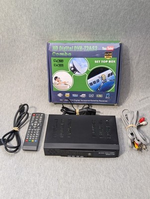 Combo 1080P HD Satellite Terrestrial Tuner Decoder TV Receiver Box DVB-T2 & S2