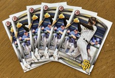 Lot (6) of Leo DeVries 2025 Bowman Prospects #BP59 Padres A’s Athletics De Vries