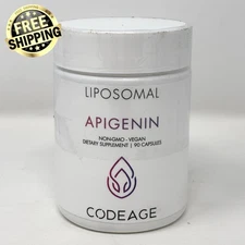 Codeage Liposomal Apigenin Phospholipid Complex 90 Vegetable Capsules 50 Mg New