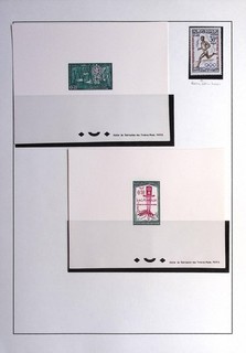 MOROCCO: Proofs/Souvenir Sheets Ex Old Time Collection Album Page